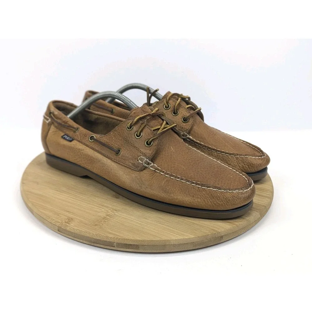 Polo Ralph Lauren Shoes Mens 11 D Leather Boat Deck Bienne Slip On Casual Prep
